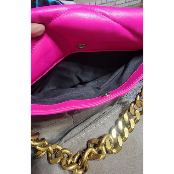 Rebecca Minkoff Women's Cosmic Edie Maxi Crescent Crossbody Bag Chunky Chain NWT - Picture 5 of 11